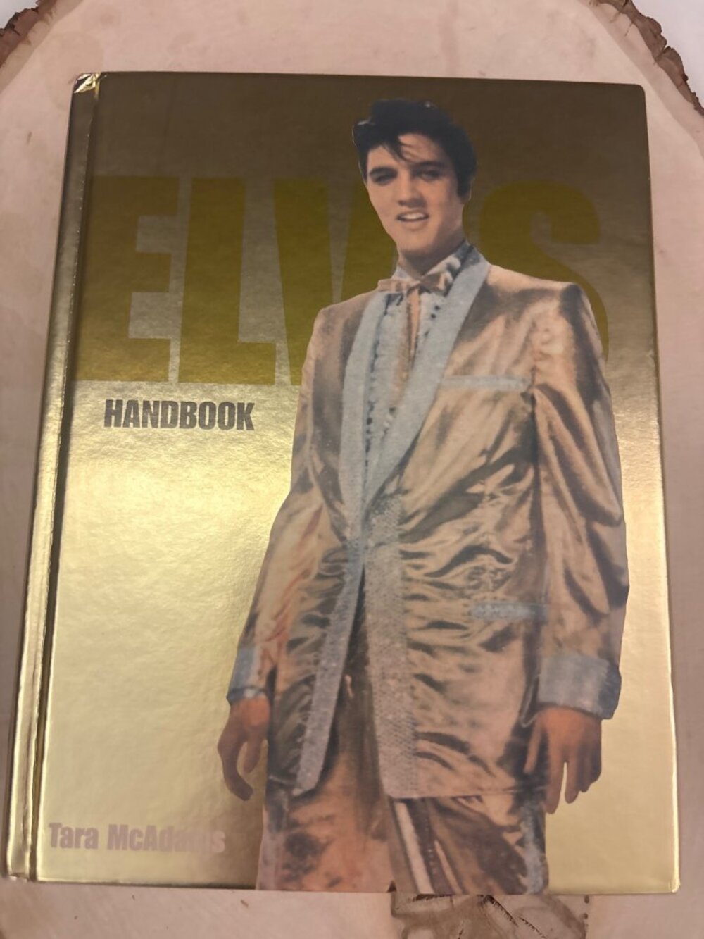 Elvis Presley Handbook Tara McAdams Hardcover Illustrated Biography Timeline